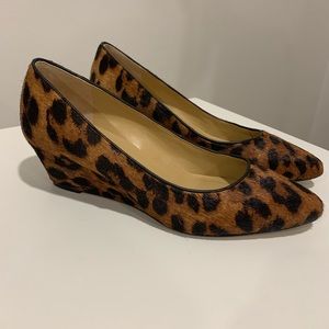 Talbots Cheetah Wedge Heels